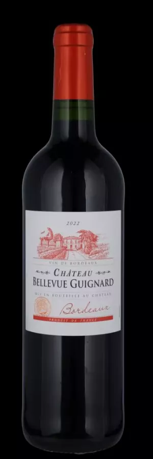 CHATEAU BELLEVUE GUIGNARD ROUGE 2022 Borie Manoux, Bordeaux 14% 75 cl