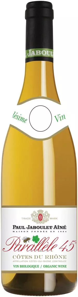 CÔTES-DU-RHÔNE BLANC ØKO PARALLÉLE 45, Paul Jaboulet Ainé 75 cl  13,5%