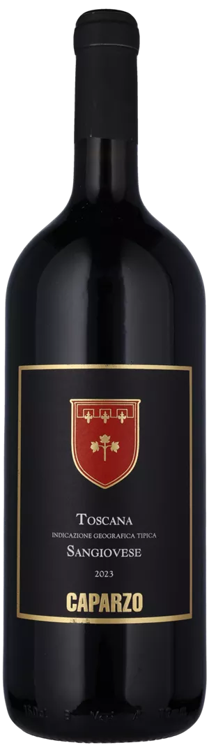 TOSCANA ROSSO, SANGIOVESE IGT, Caparzo 13,5% 150cl.