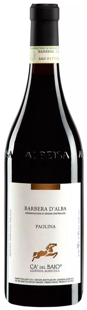 BARBERA D´ALBA PAOLINA DOC Ca del Baio, Piemonte 75 cl 14%