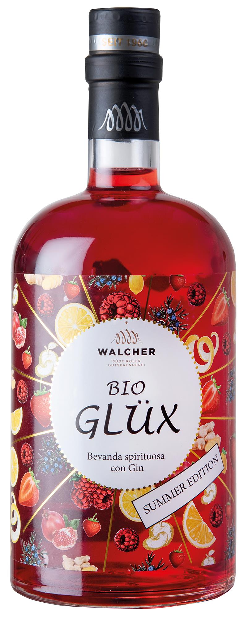 GLUX SUMMER EDITION ØKO 22% Punch made from Gin, 70cl 22%