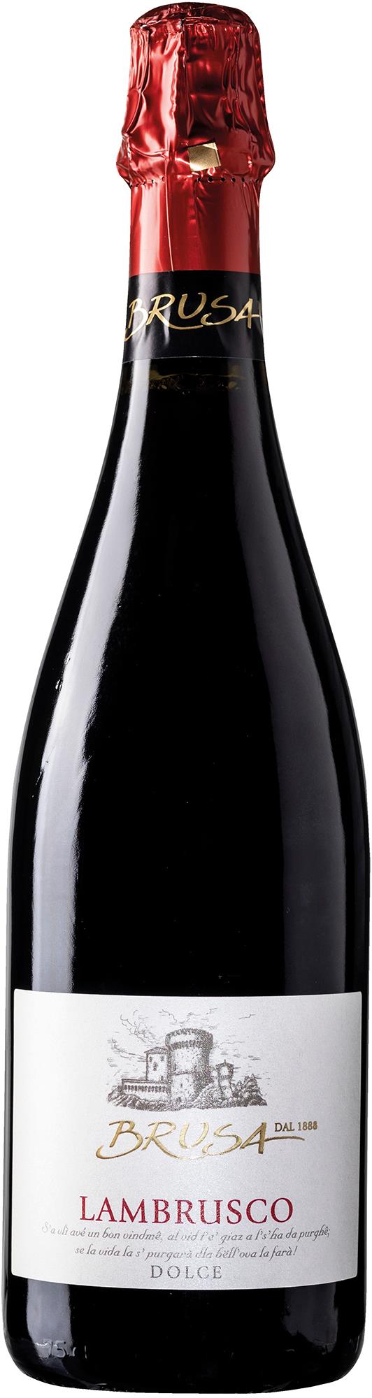 BRUSA, LAMBRUSCO ROSSO DOLCE 75 cl 7,5%