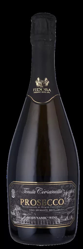 PROSECCO SPUMANTE DOC BRUT BIO  Fidora 11% 75 cl.