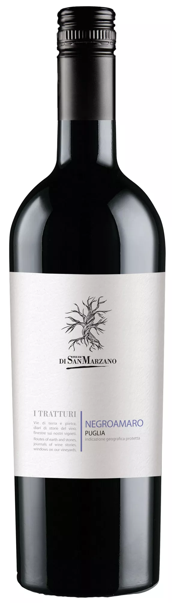 NEGROAMARO, I TRATTURI IGP Puglia, San Marzano Vini 13,5% 75cl.