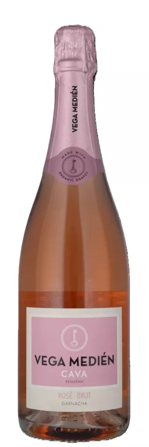 CAVA VEGA MEDIEN BRUT ROSE ØKO 12%75 cl