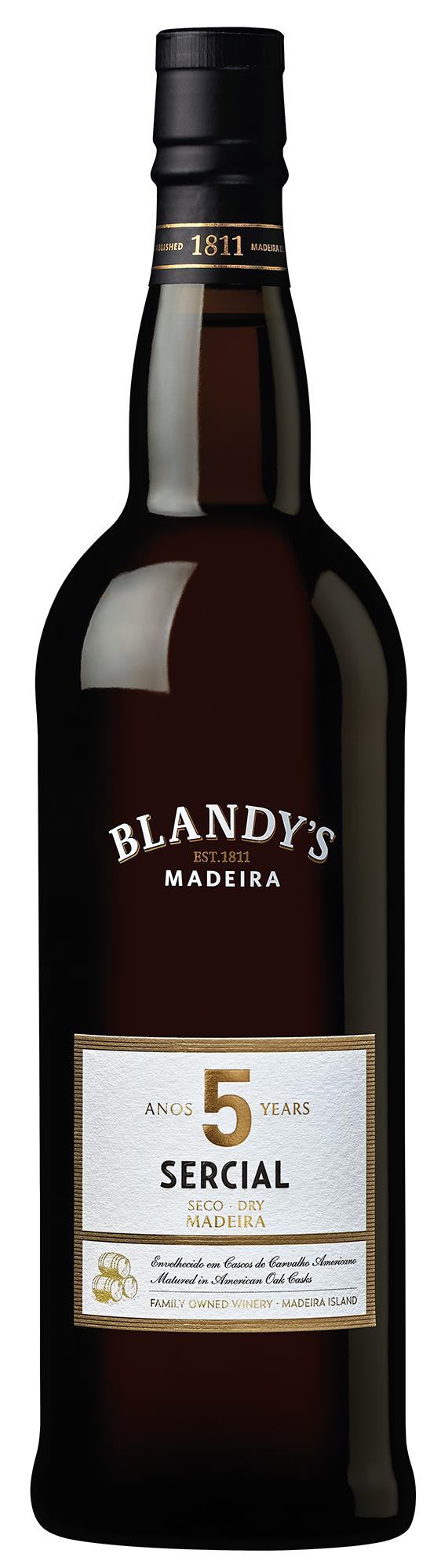 5 YEARS SERCIAL DRY Madeira, Blandys 19% 75cl