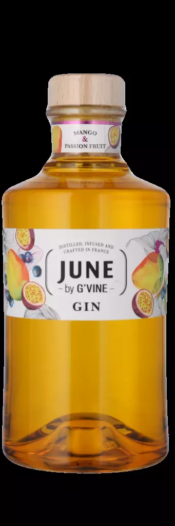 JUNE MANGO & PASSION FRUIT GIN, BY G VINE 37,5% 70 cl
