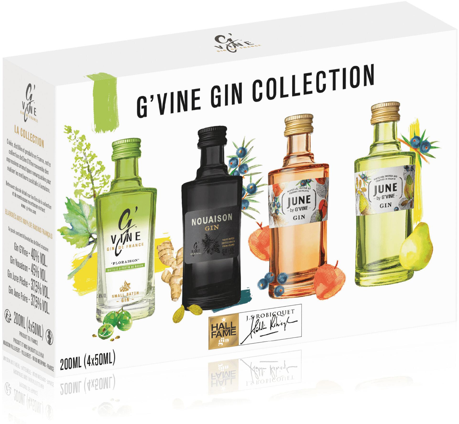 G VINE COLLECTION 4mini bottles from G?Vine a 5cl