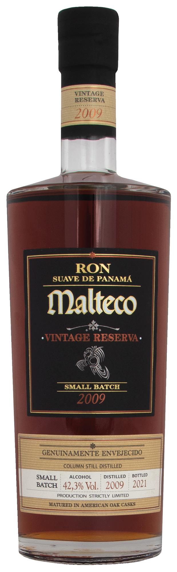 2009 MALTECO VINTAGE RESERVA 40% SAVIO S.R.L. RUM (70CL)