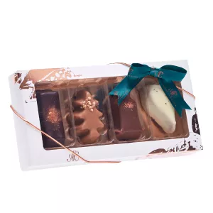 Petit four juleæske 100 gram.