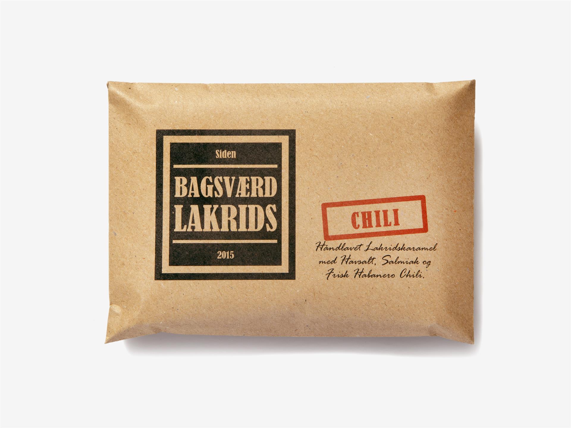 Bagsværd Lakrids Chilli 160 gram.
