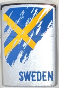 Zippo Swedish Flag