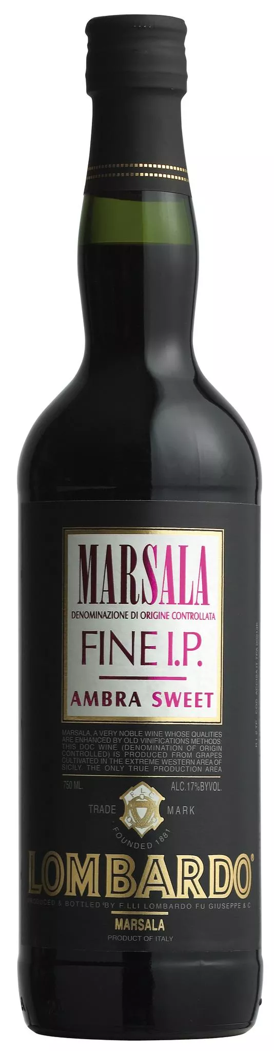 Marsala  Ambra Sweet 17% 75 cl 