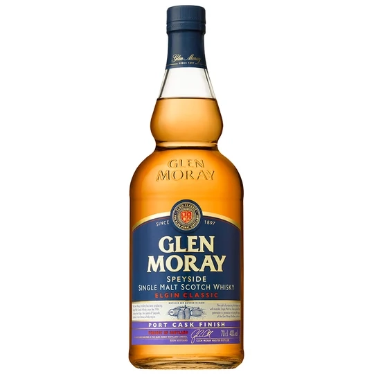 Glen Moray Single Malt Port Cask Finish - 40% 70 cl.