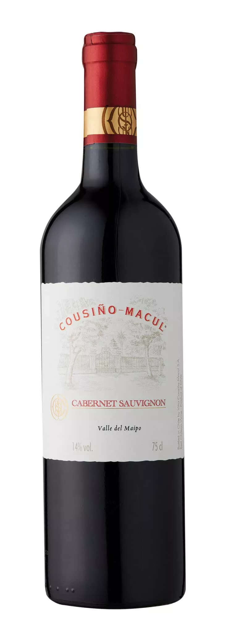 Viña Cousiño-Macul, Cabernet Sauvignon 2019 14% 75cl.