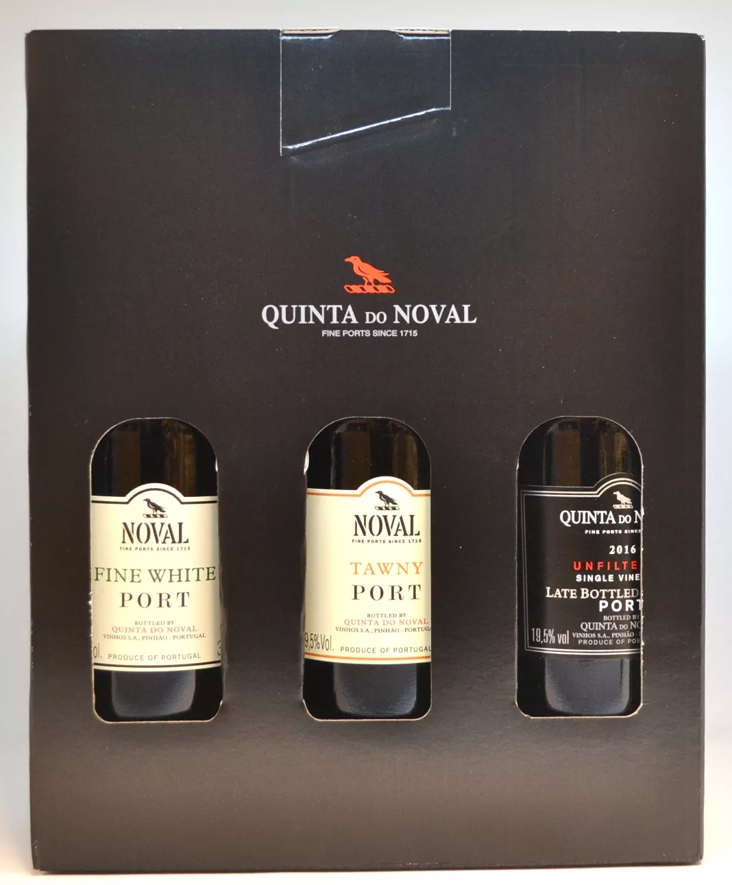 Noval 3 x 37,5 cl. i gaveæske. 19,5% 112,5 cl.