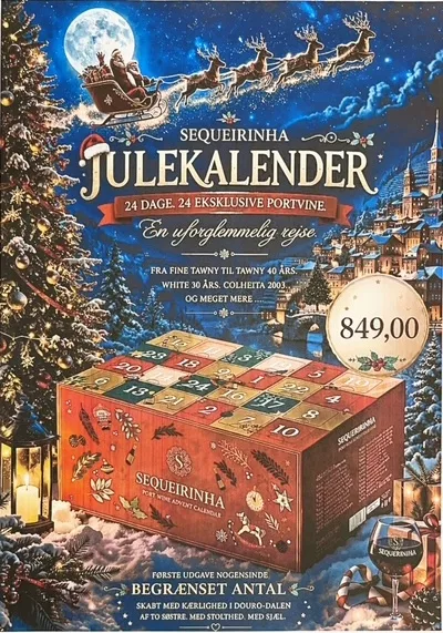 Sequeirinha Portvinsjulekalender 2026  24 x 5 cl