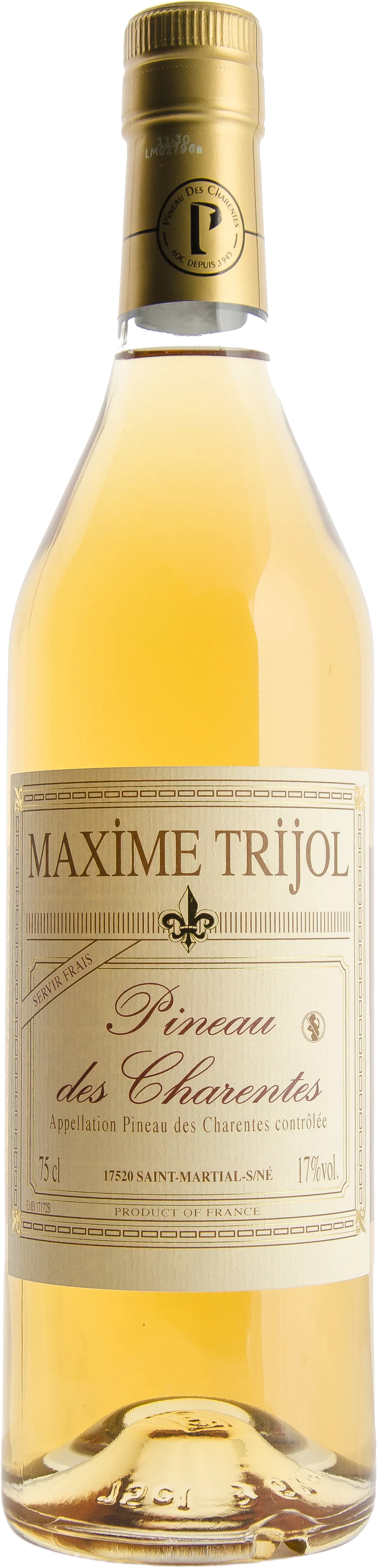 Pineau de Charantes Blanc Maxim Trillol 17% 75 cl.