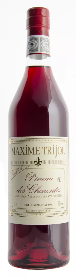 Pineau des Charentes, Rouge Maxime Trijol 17% 75 cl.