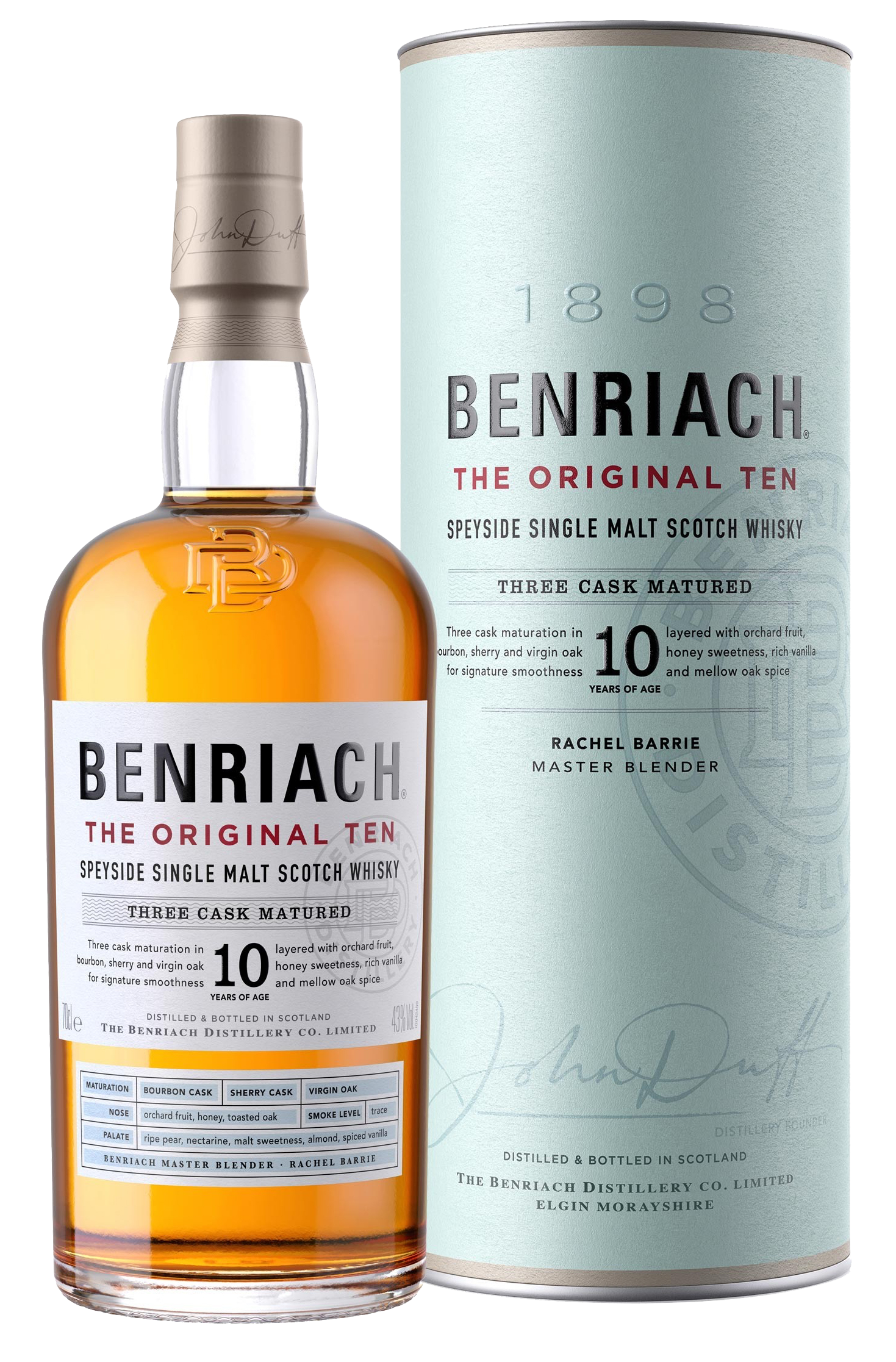 Benriach-The Original Ten Speyside Single Malt 70 cl 43%