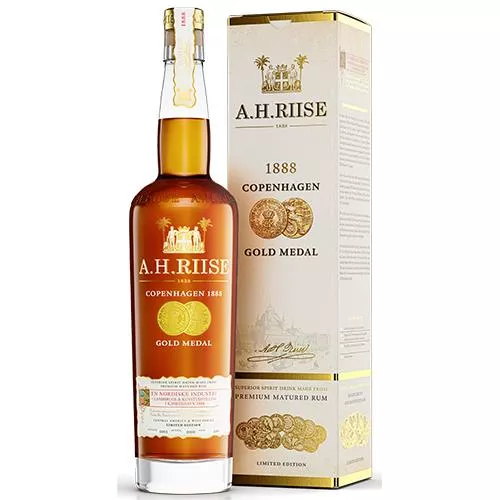 A.H. RIISE 1888 COPENHAGEN GOLD MEDAL SPIRIT