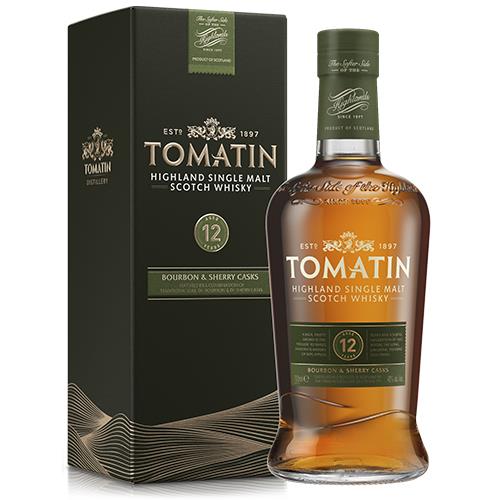 Tomatin 12 år Single Highland Malt Scotch Whisky 43% 70cl