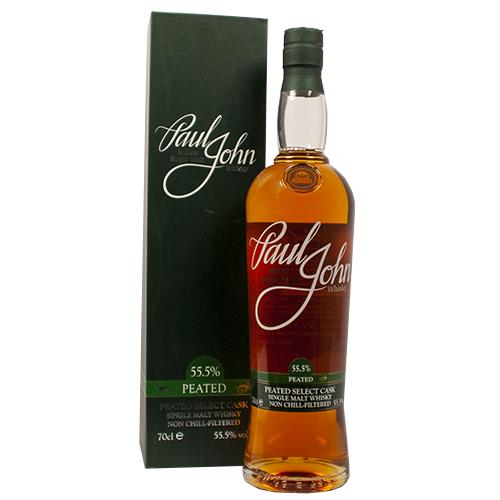 Paul John Peated single malt whisky c.s.55,5% 70 cl