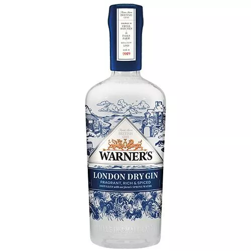 Warner's London Dry Gin 40% 70 cl