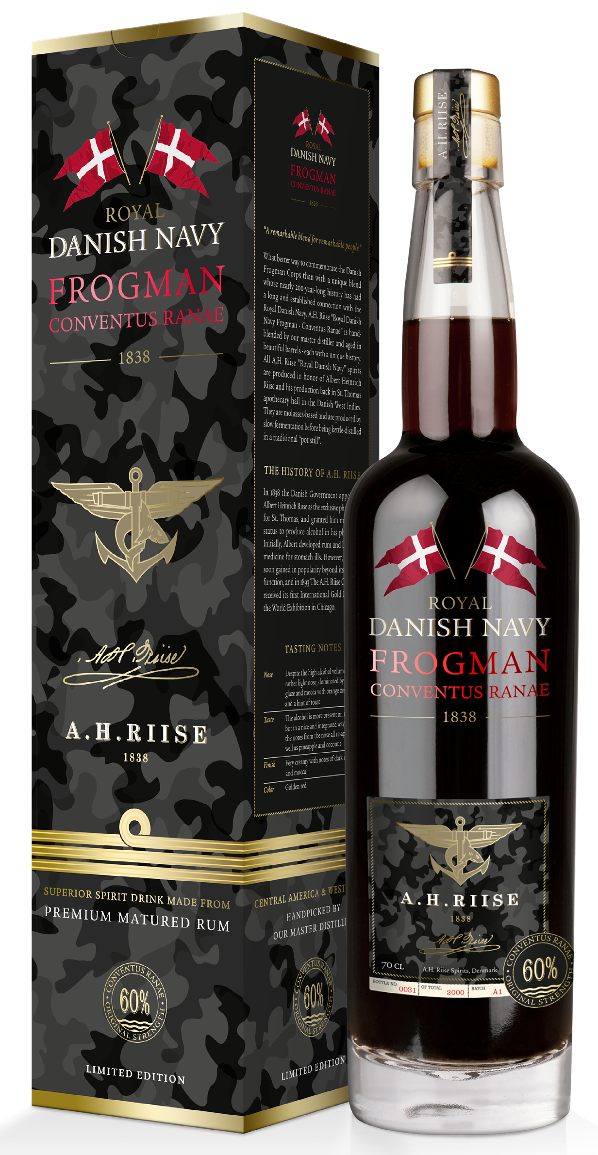 Royal Danish Navy Frogman Rum 60%