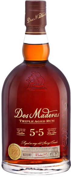 Dos Maderas Caribbean Double Aged Rum 5+5 år 70cl i gaverør