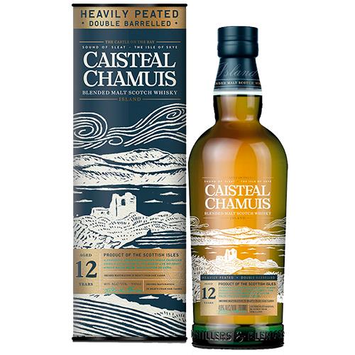 CAISTEAL CHAMUIS 12YO HEAVILY PEATED BLENDED MALT WHISKY 46% 70 cl