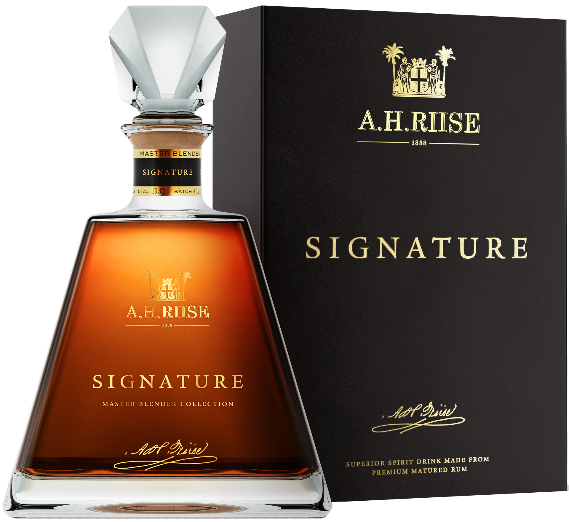 A.H. RIISE SIGNATURE  MASTER BLENDER COLLECTION 43,9% 70 cl. 