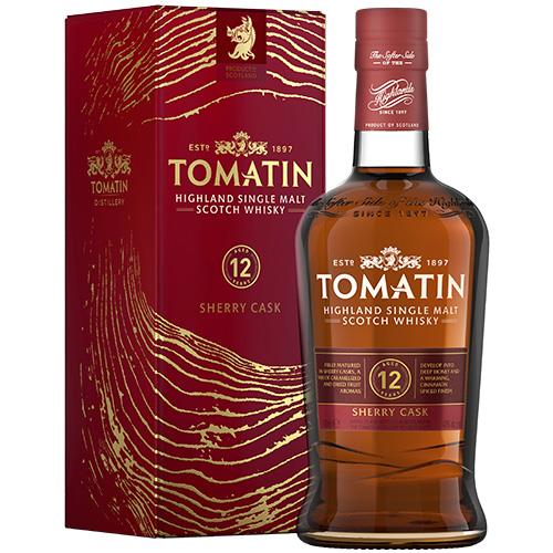 TOMATIN 12 YO OLD SHERRY CASK SINGLE MALT SCOTCH WHISKY 70 cl 40%