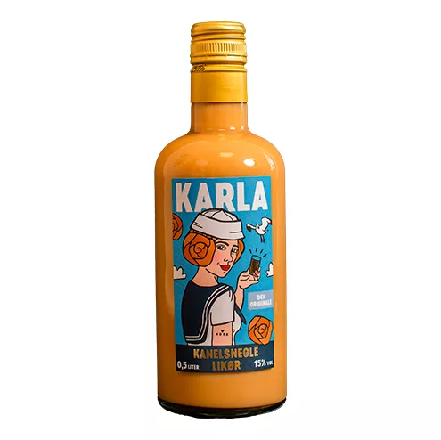 Karla Kanelsnegle Likør 15% 50 cl.
