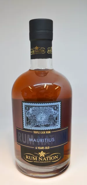 Rum Nation Mauritius 6 års 43% 70 cl.