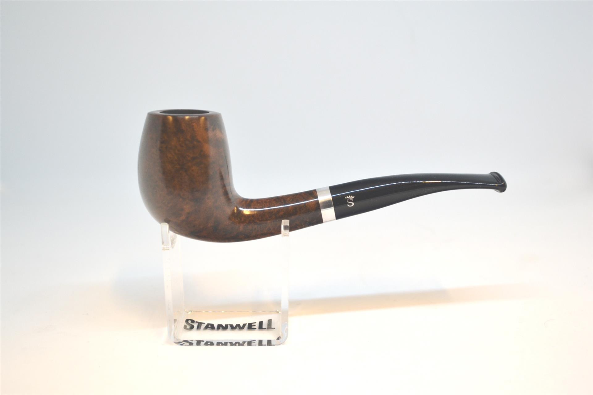 Stanwell Relief brun poleret model nr. 139