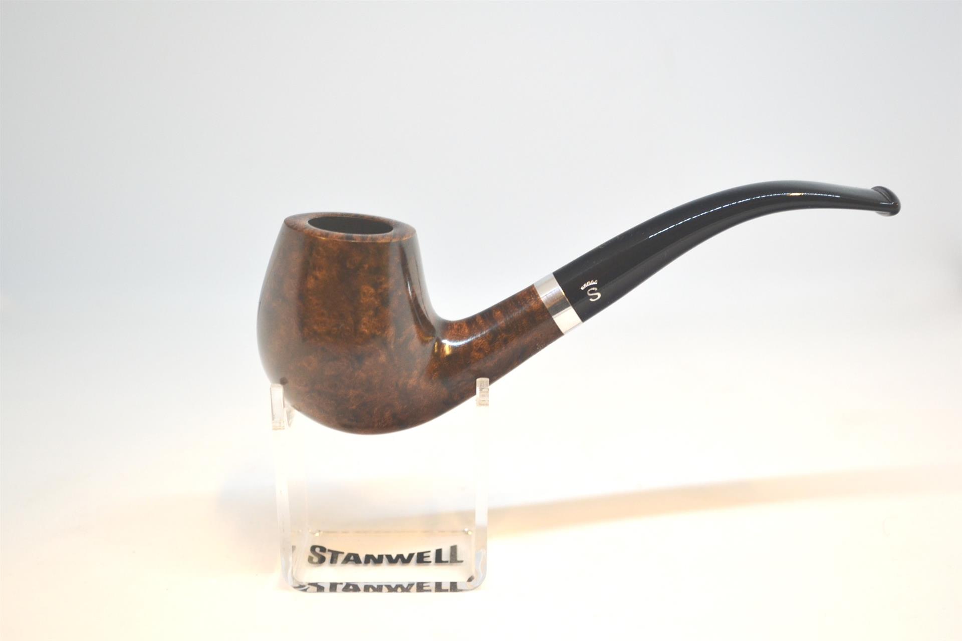 Stanwell Relief brun poleret model nr. 83