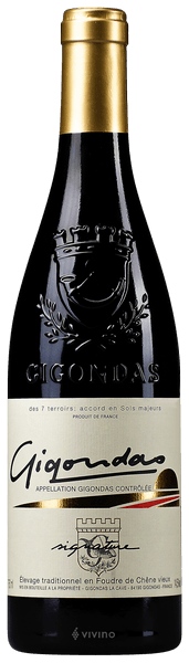  Gigondas Rouge Signature 2016 75 cl 15%
