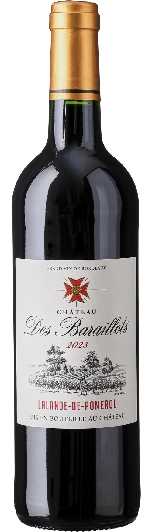 CHÂTEAU DES BARAILLOTS LALANDE DE POMEROL 2023 13,5% 75 cl.