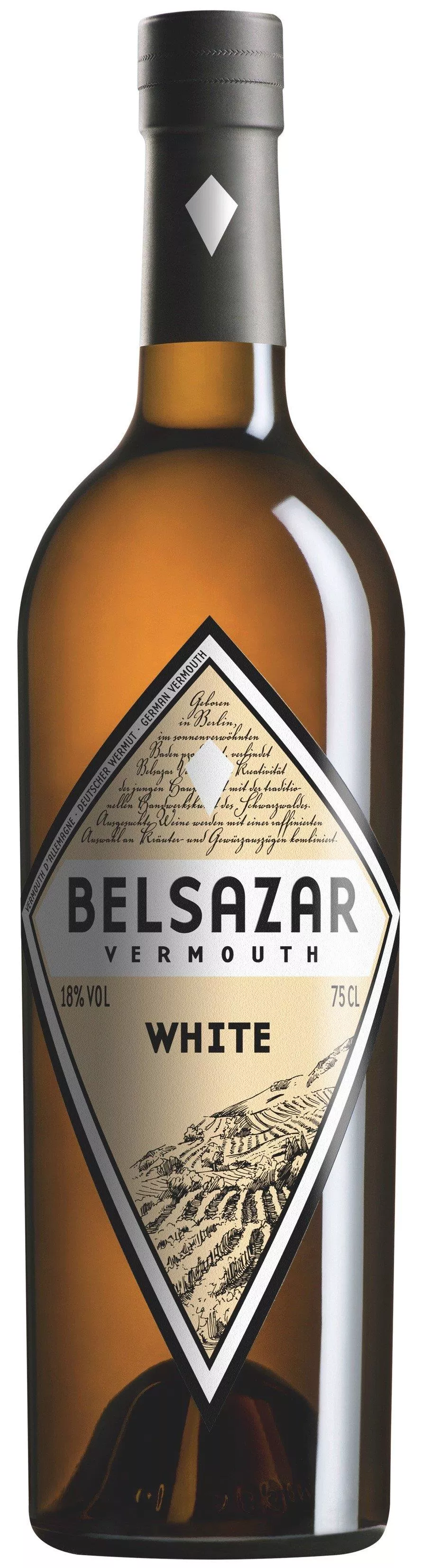 BELSAZAR WHITE VERMOUTH 18% 75 CL.