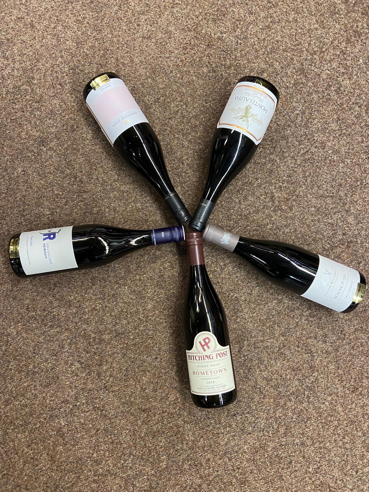 Pinot Noir smagning i vinkælderen torsdag den 22. februar kl. 18.30