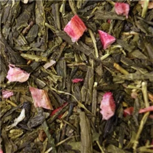 Grøn Sencha Rabarber Te 250 gram