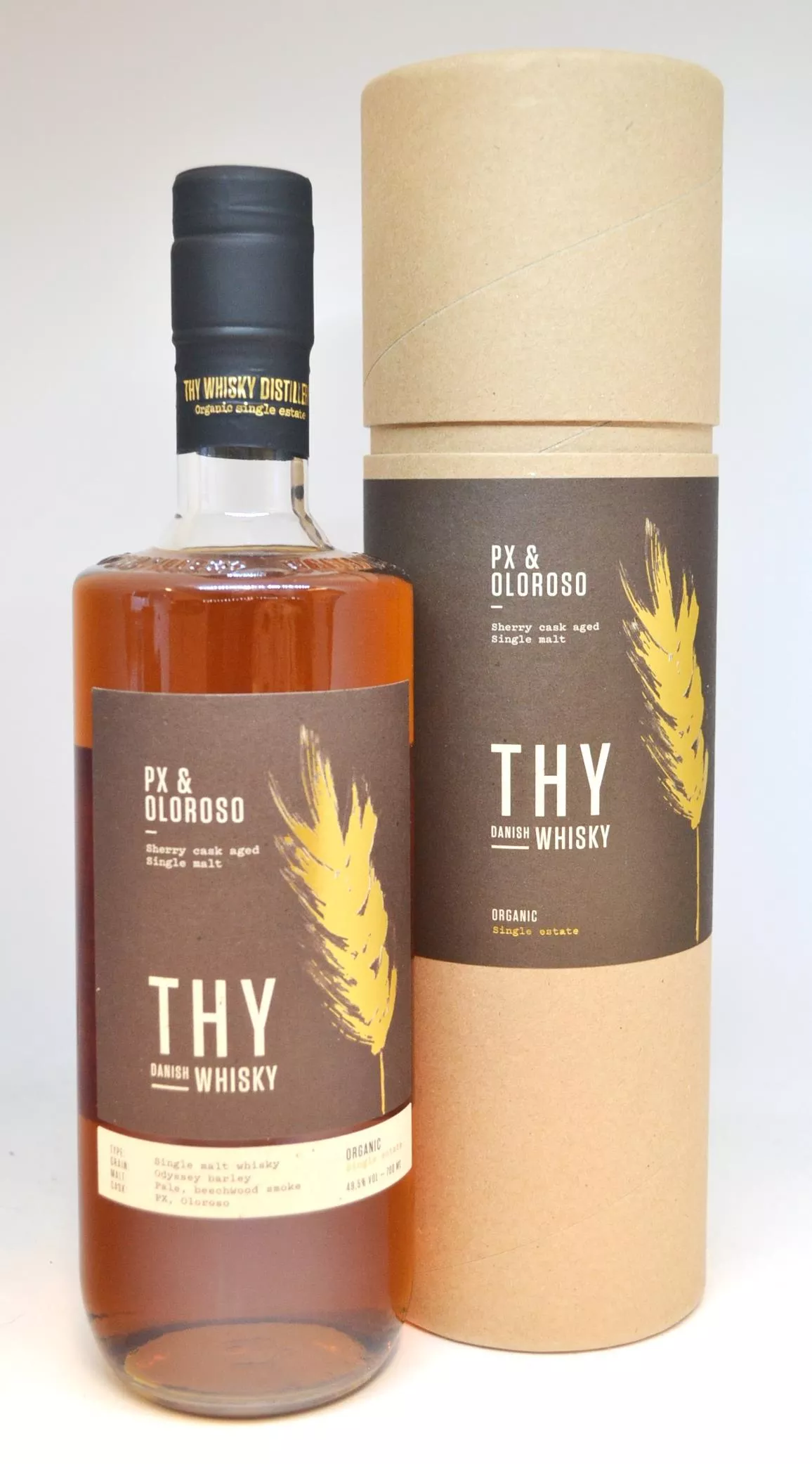 THY Whisky PX & OLOROSO Sherry cask aged Single Malt 49,5% 70 cl