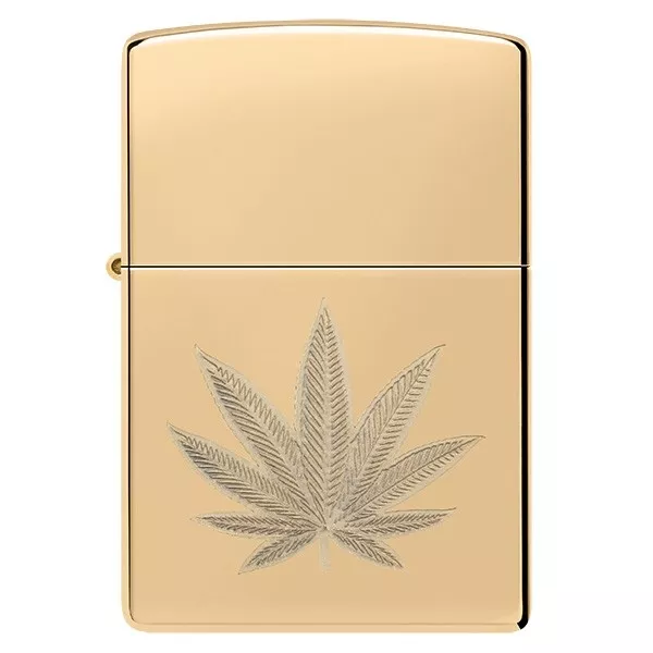 Zippo Cannabis Leaf design