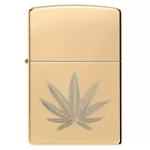 Zippo Cannabis Leaf design