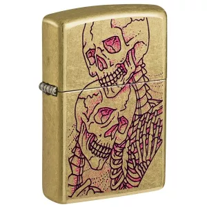 Zippo Love Skulls