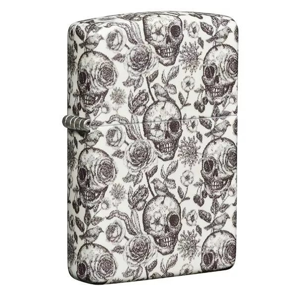 Zippo Skeleton Design Glow-in-the-Dark.